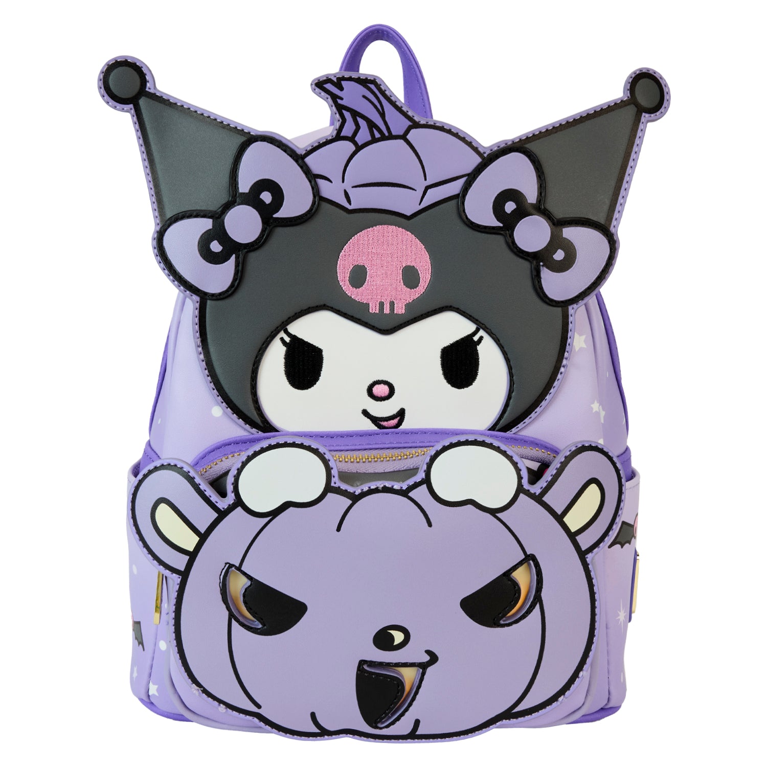 cute anime mini backpacks MILLEVIBE Ita Backpack with Pin Display Insert & Pins The star prints continue on the side pockets Anime Mini Backpacks | Hot