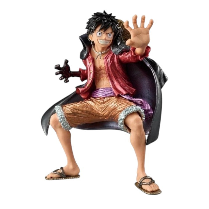 GG Anime Collectibles Monkey D. Luffy figure from One Piece, Land of Wano Special II, in red jacket and orange shorts.