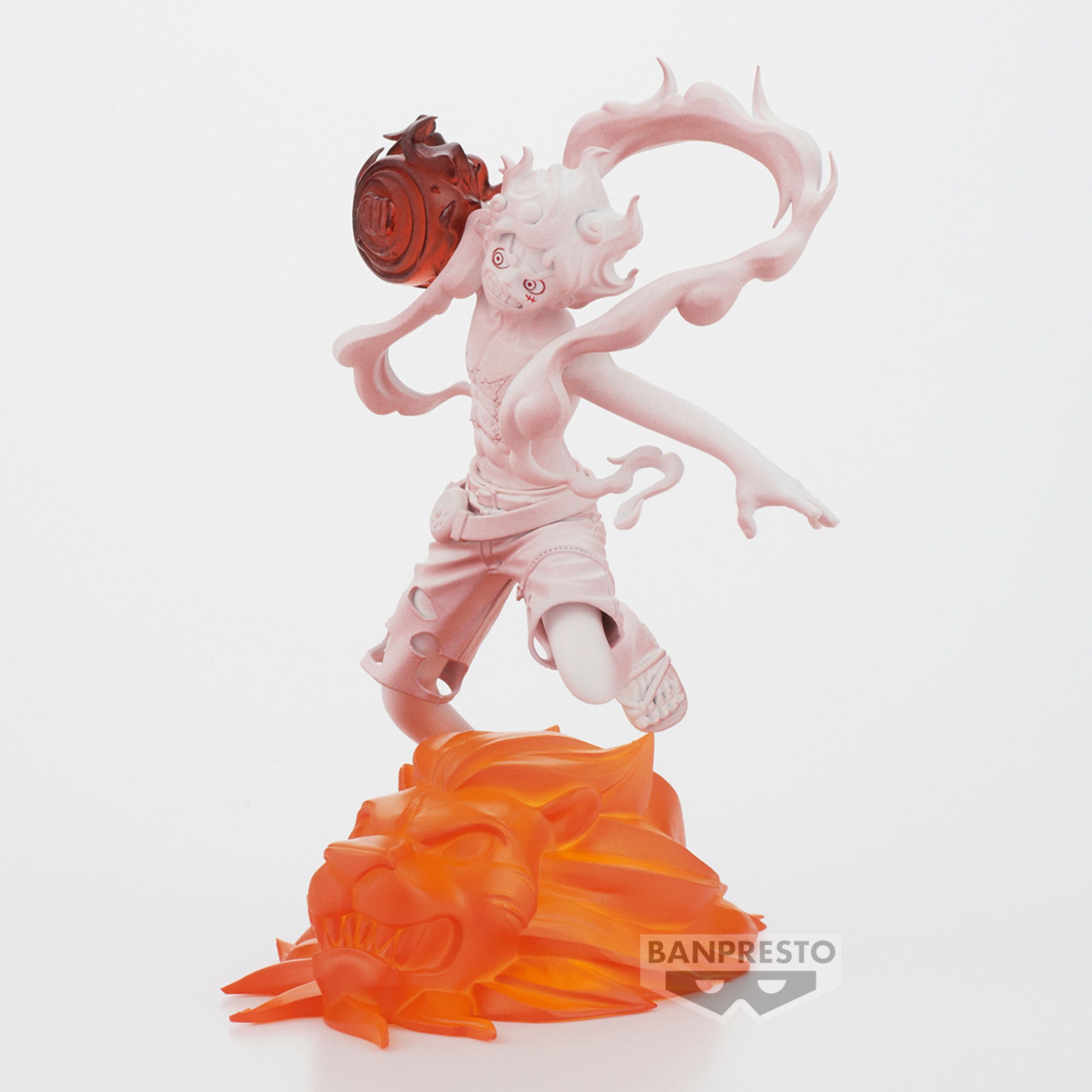 "One Piece Monkey .D. Luffy Gear 5 Senkouzekkei Figure - Back View"