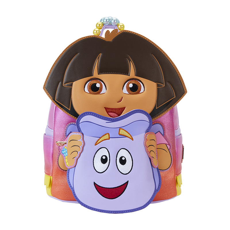 "Loungefly Dora the Explorer Mini Backpack - Front View"