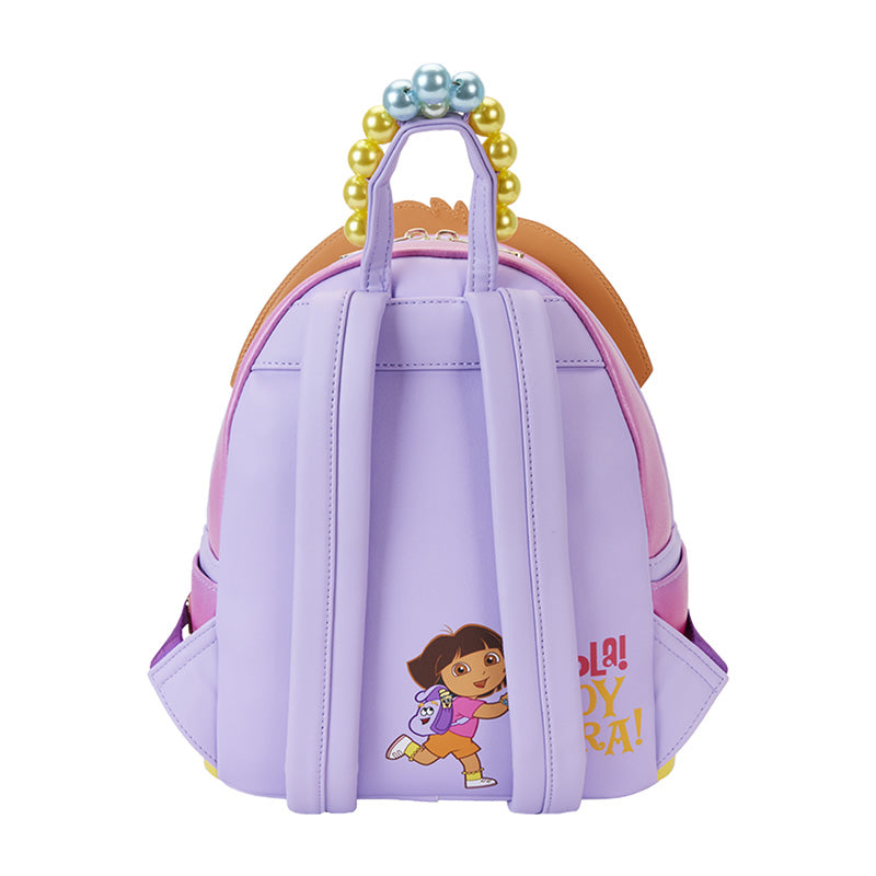 "Loungefly Dora the Explorer Mini Backpack - Back View"