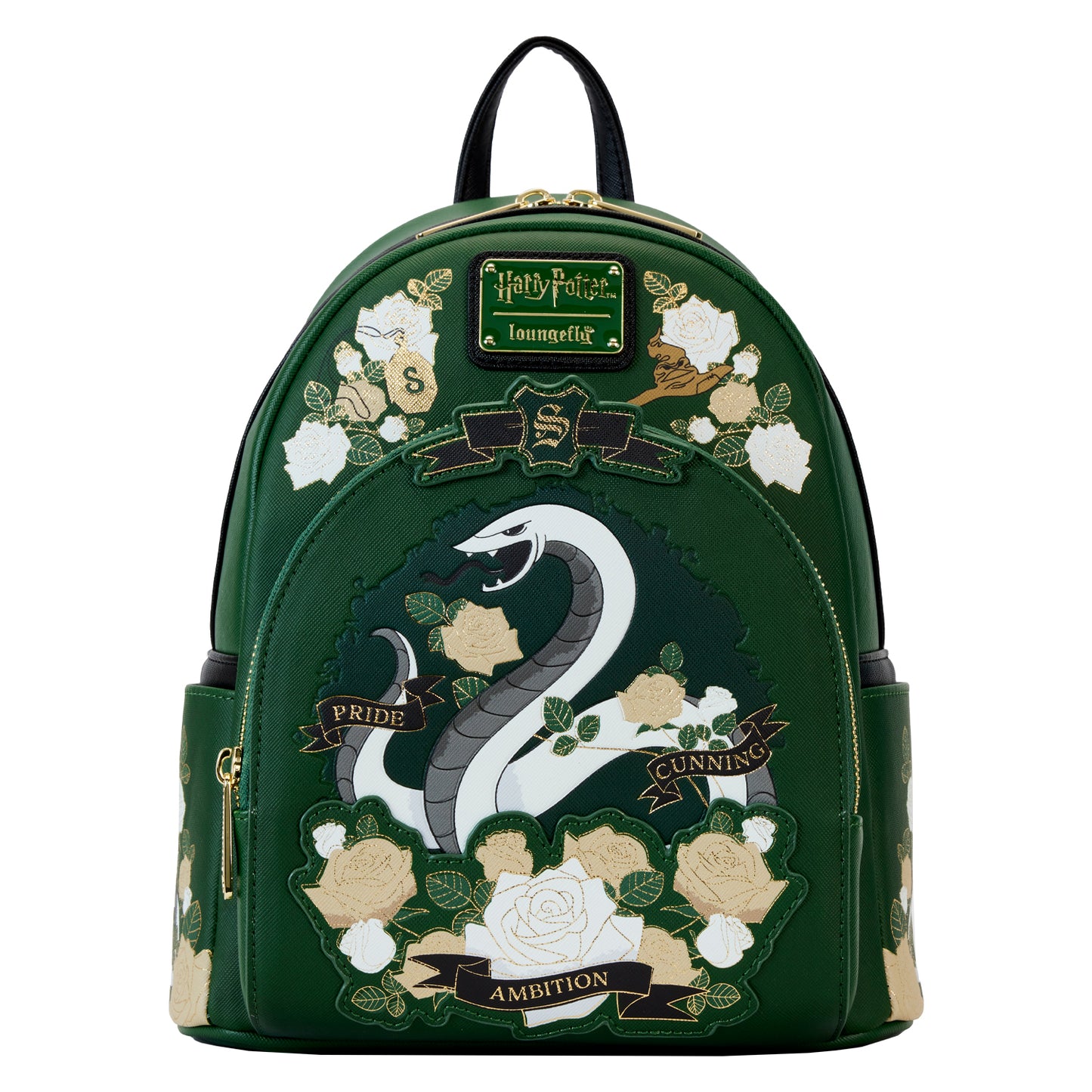 Harry Potter: Slytherin House Tattoo Mini Backpack