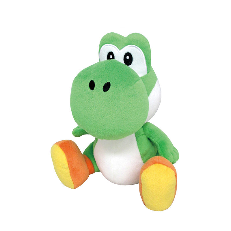 Medium Green Yoshi Plush 11" by Little Buddy - Front View