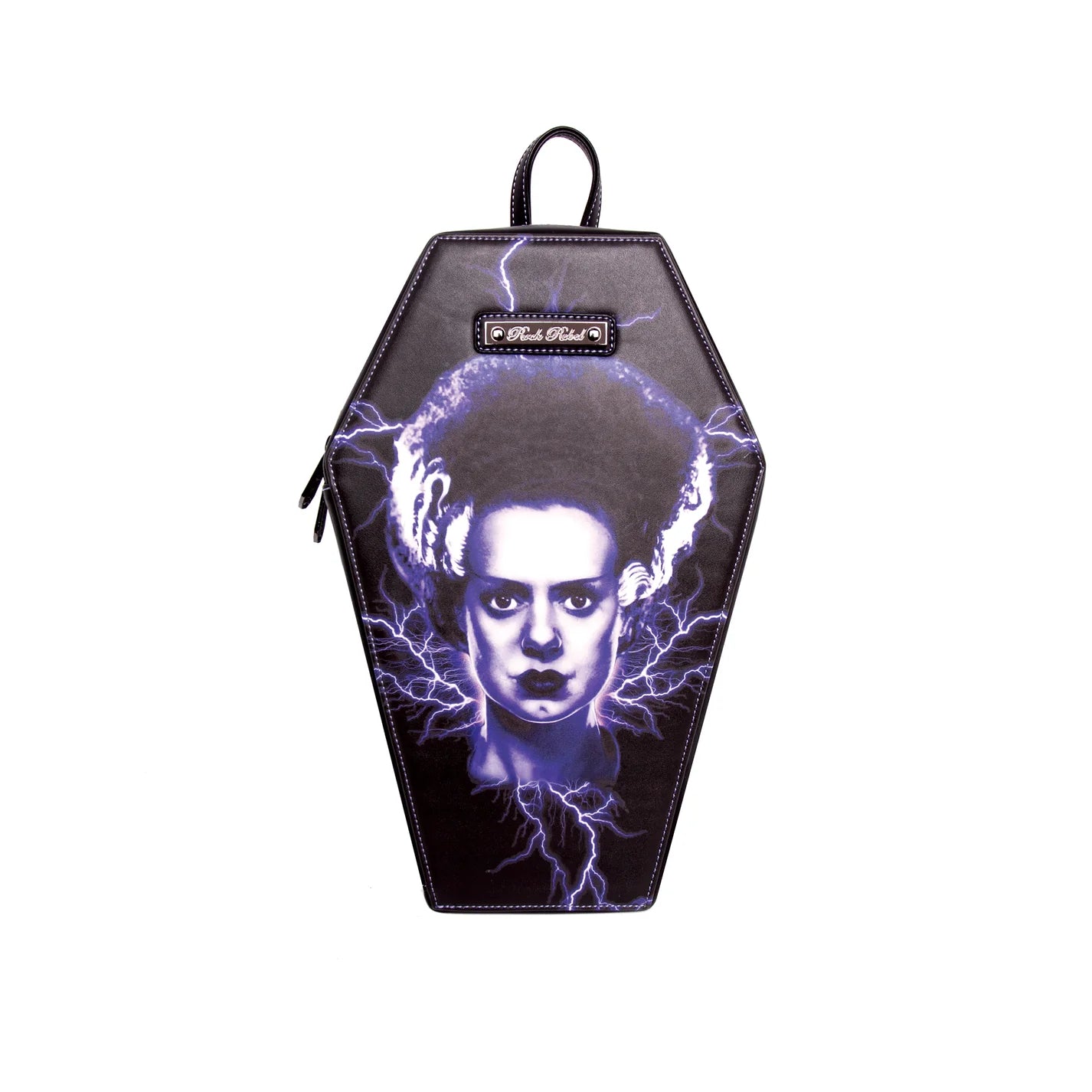 Rock Rebel: Bride Of Frankenstein Coffin Backpack