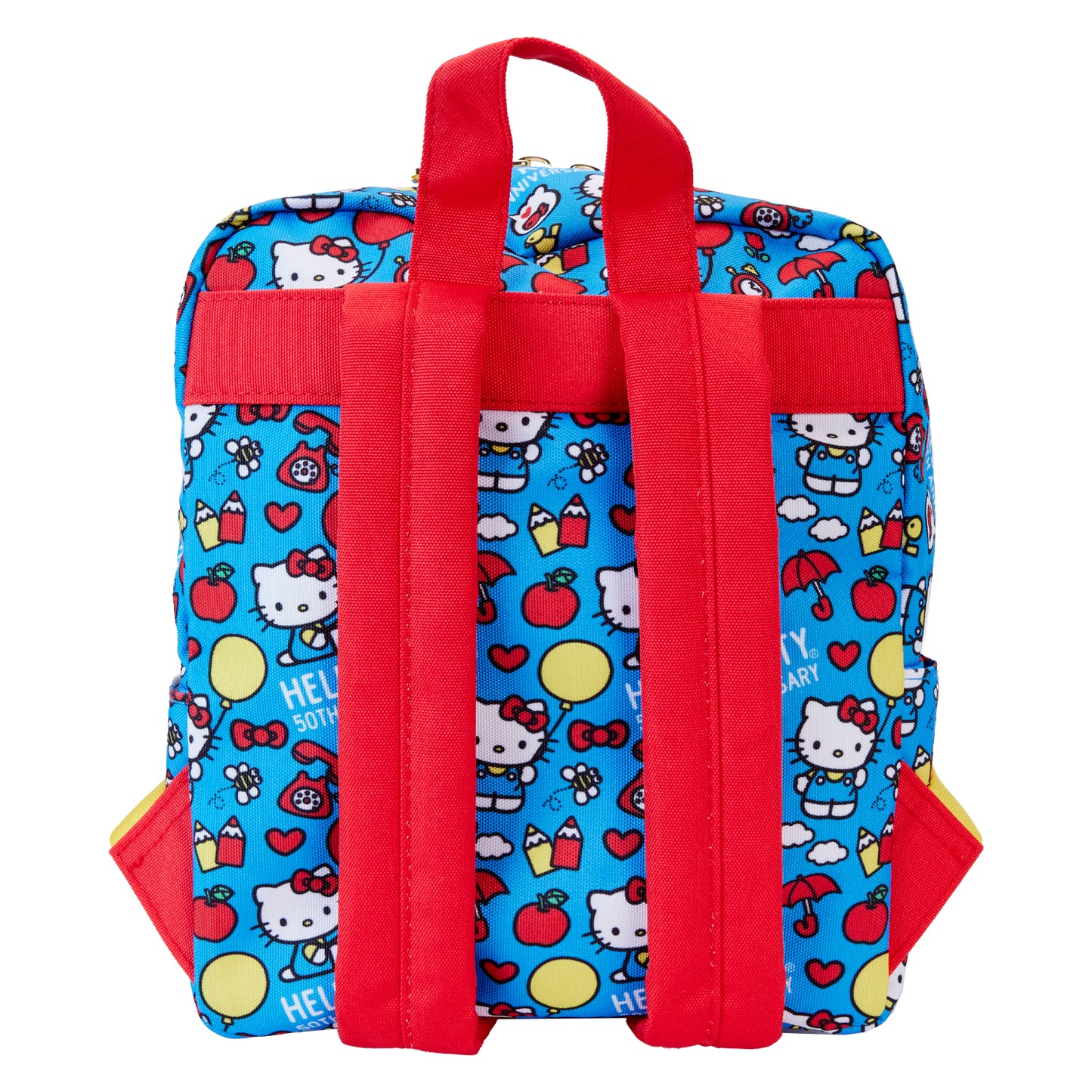 Hello Kitty: Hello Kitty 50th Anniversary Classic AOP Nylon Square Mini Backpack