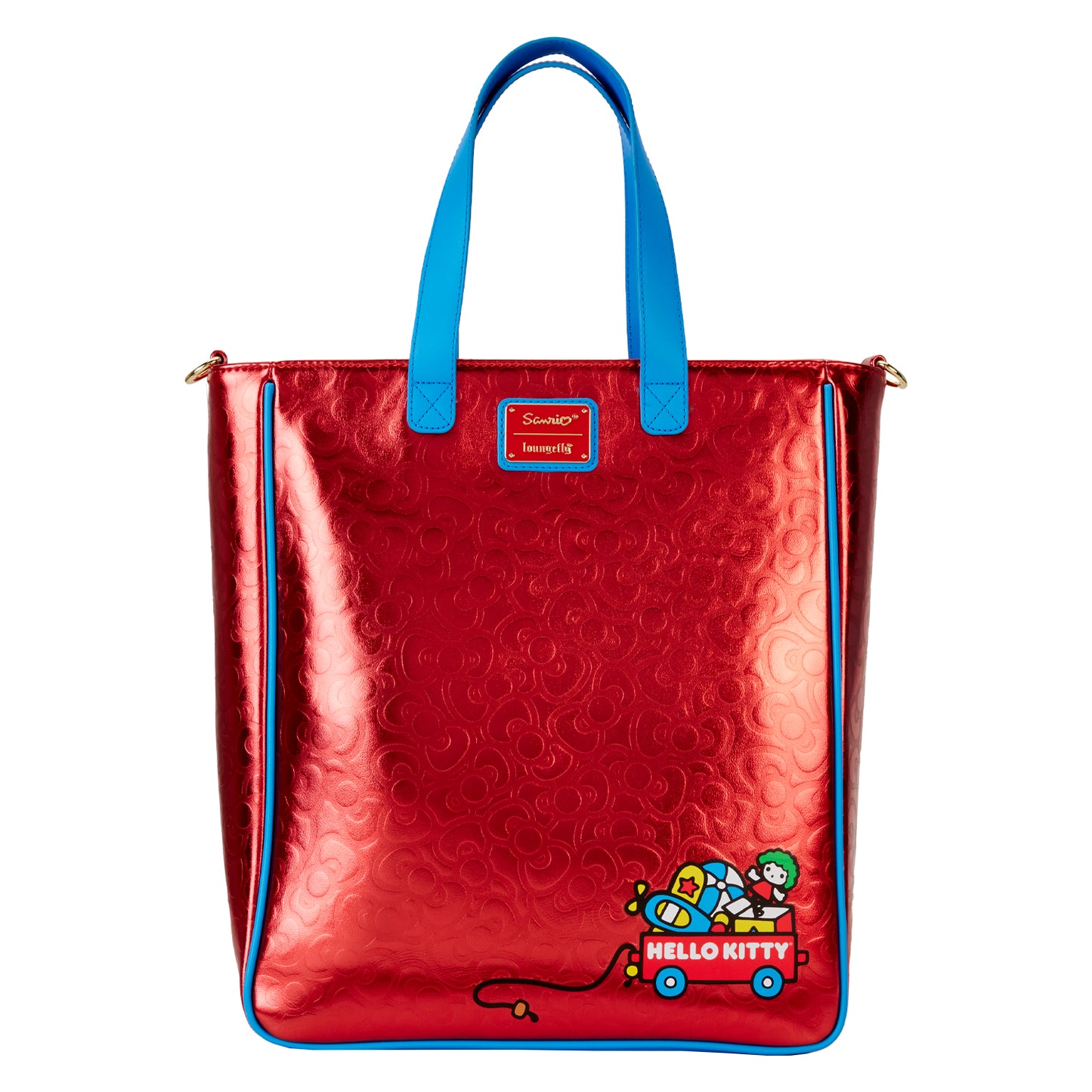 Hello Kitty: Hello Kitty 50th Anniversary Classic Metallic Tote Bag with Coin Bag