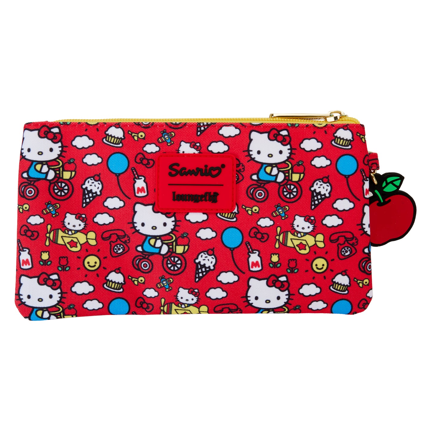 Hello Kitty: Hello Kitty 50th Anniversary Classic AOP Nylon Pouch Wristlet