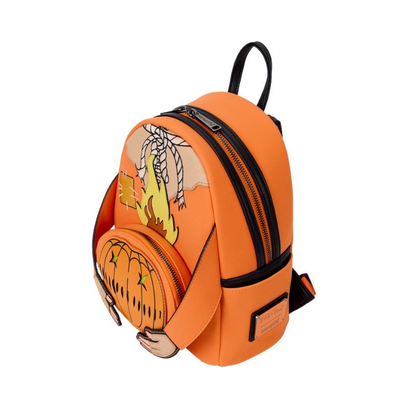 Loungefly Trick †R Treat Flaming Head Sam Mini Backpack