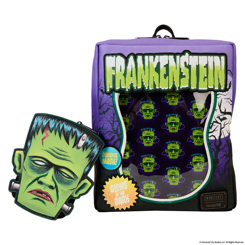 Universal Monsters: Frankenstein Neon Mask Mini Backpack