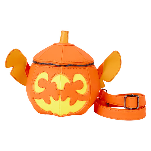 Disney: Stitch Figural Pumpkin Crossbody Bag