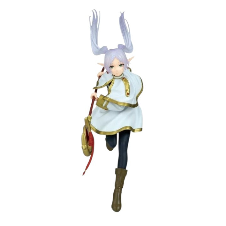 GG Anime Collectibles Frieren Maximatic figure, white robe with gold trim, dark leggings, and brown boots.