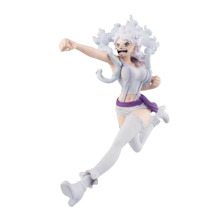 Right-side view of Banpresto Battle Record Collection Bonney figure showcasing detailed outfit sculpt and fighting stance