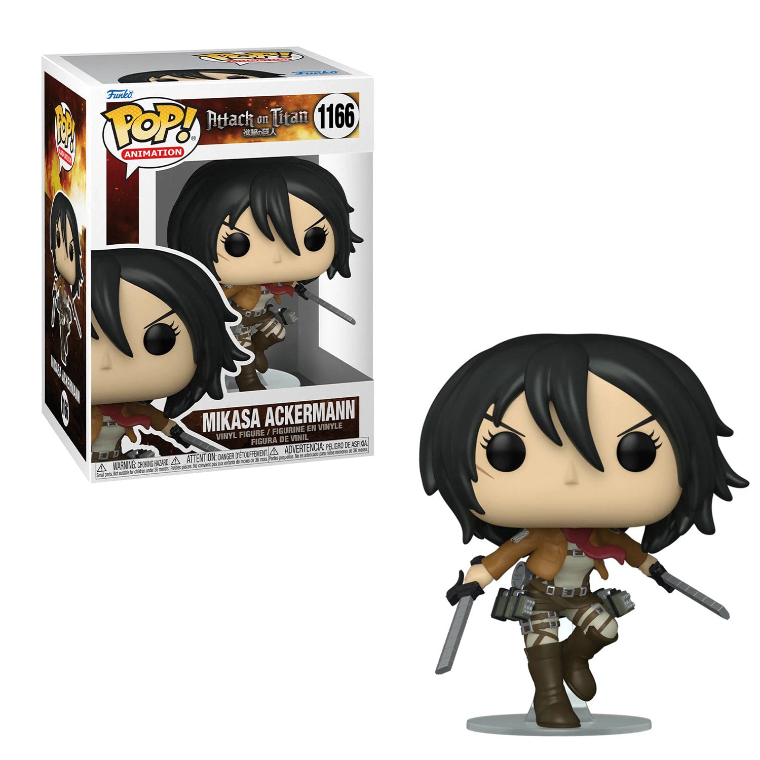 Mikasa Funko Pop - Front View