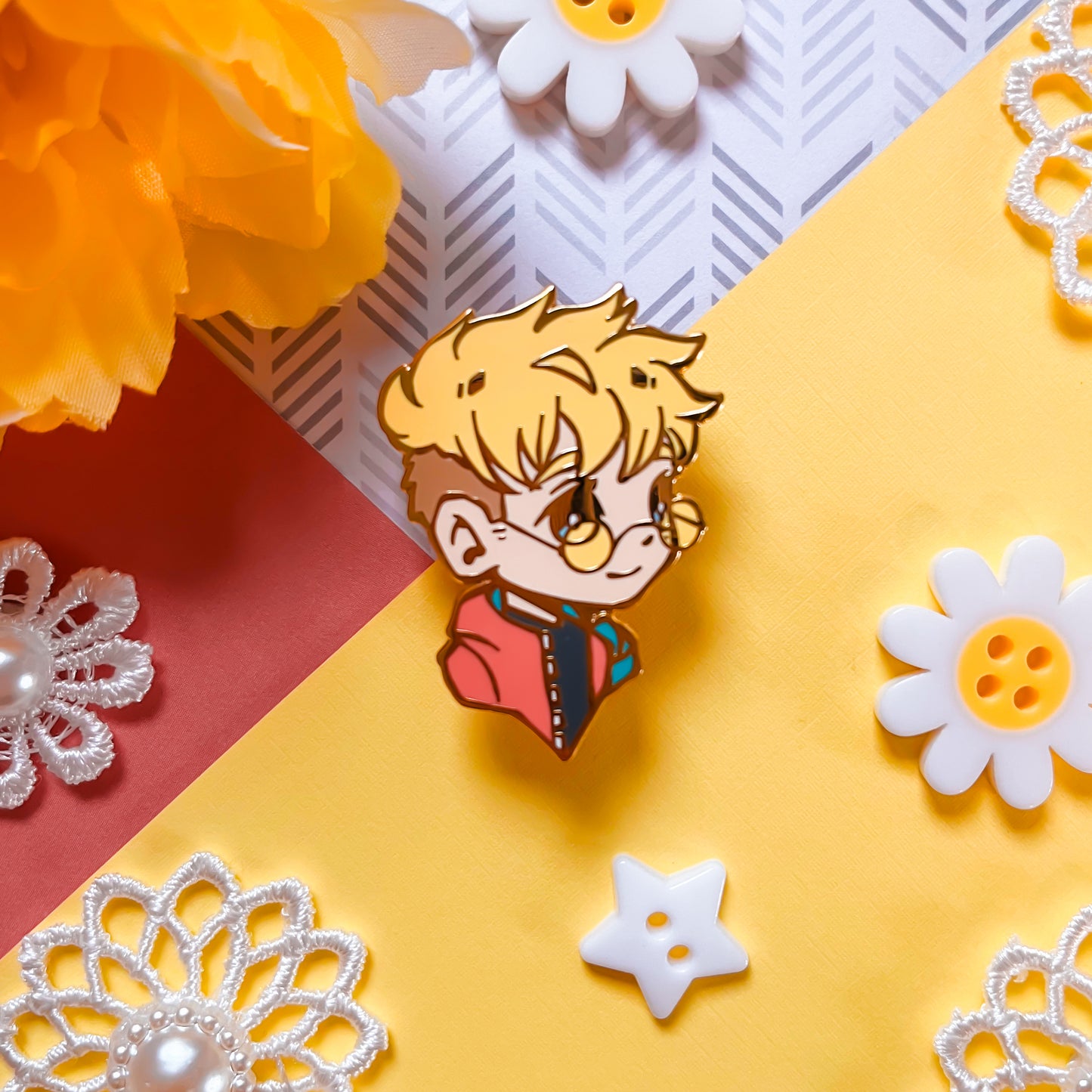 Stampede Vash Enamel Pins