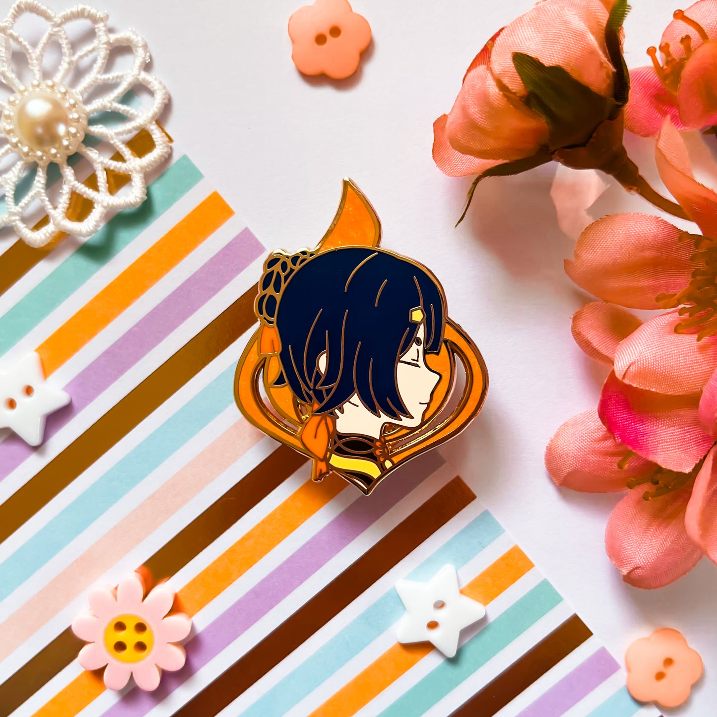 Xiangling Enamel Pin