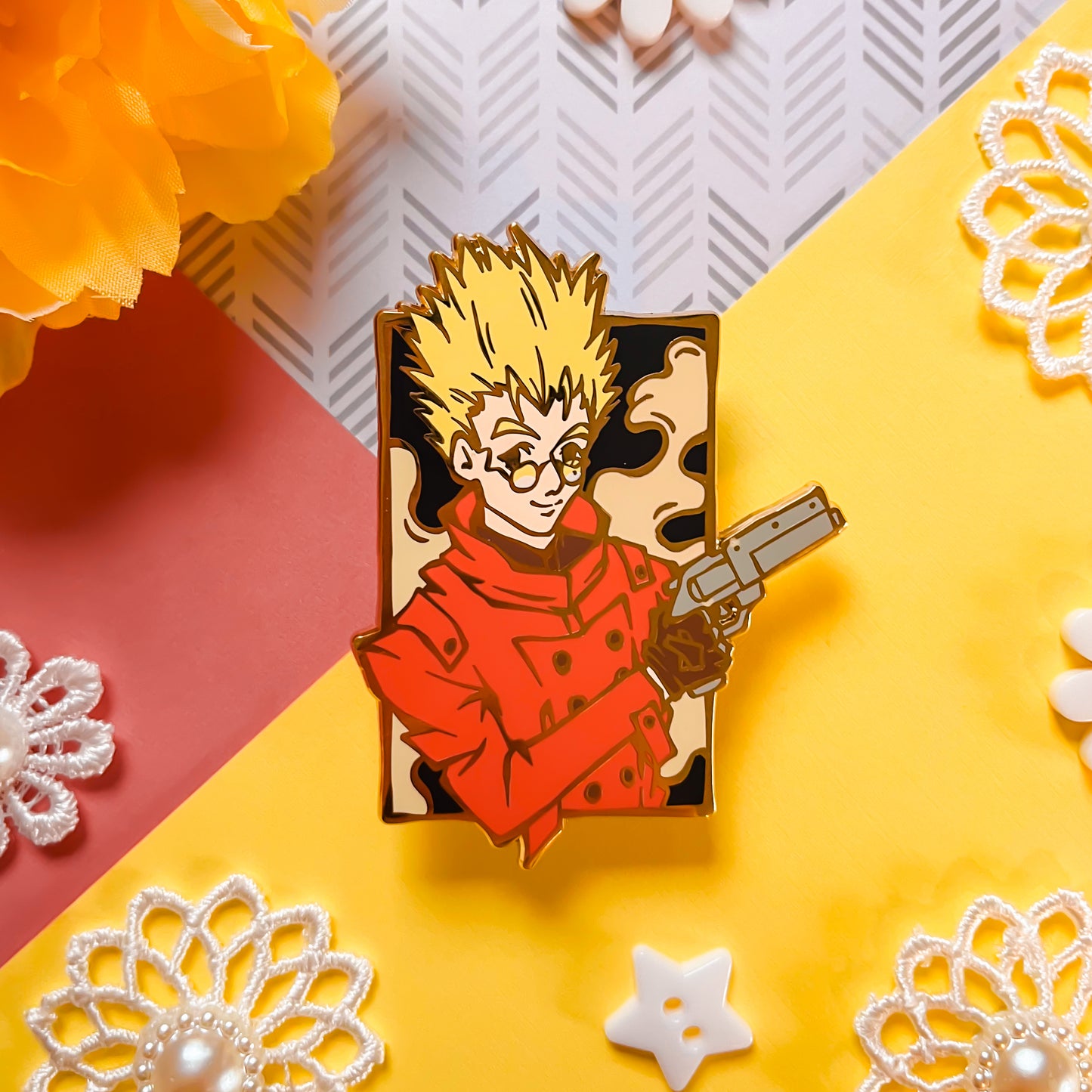 Vash Enamel Pins